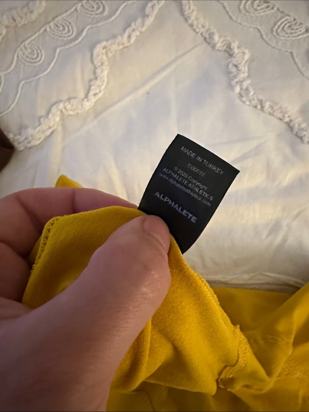 Alphalete Women’s Yellow High-Rise Bike Shorts - Picture 11 of 12